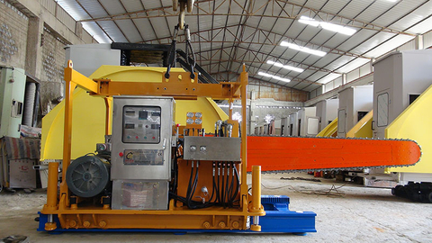 ម៉ាស៊ីនកាត់ខ្សែសង្វាក់សម្រាប់ថ្មម៉ាប